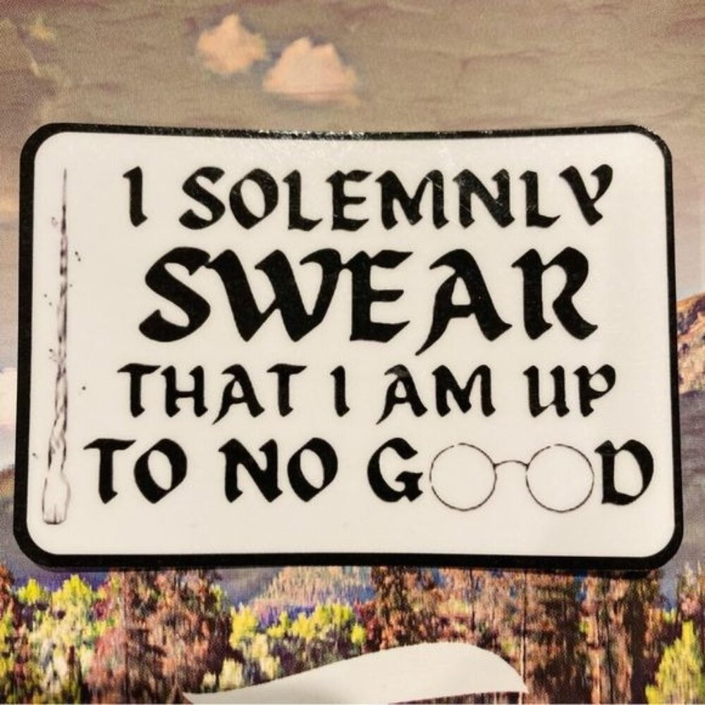 (7/$15) Durable Waterproof Sticker - Quote Sticker